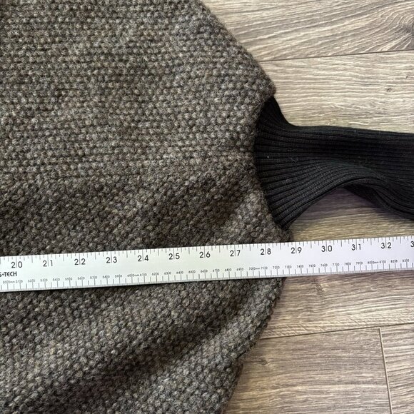 Melow By Melissa Bolduc Petrouchka Poncho Womens S/M Virgin Wool Pull Designer - Picture 8 of 15